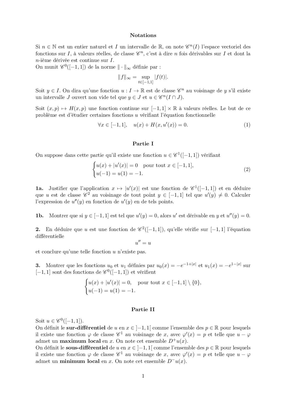 X-ENS MP 2019 Maths B - Sujet - AlloSchool