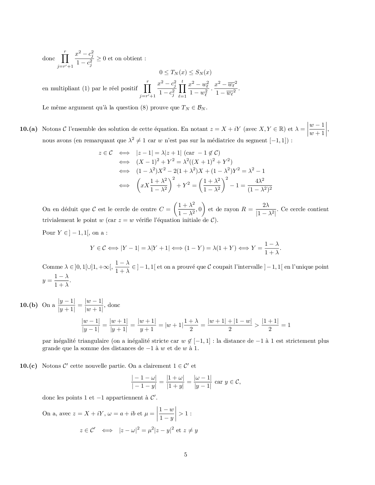 X-ENS MP 2018 Maths B - Corrigé - AlloSchool