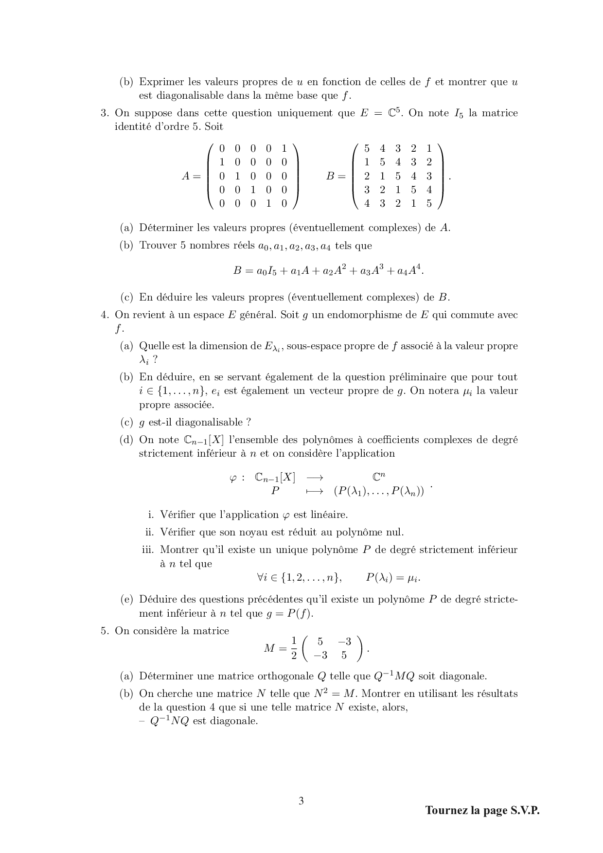 Banque PT 2012 Maths A Epreuve - AlloSchool