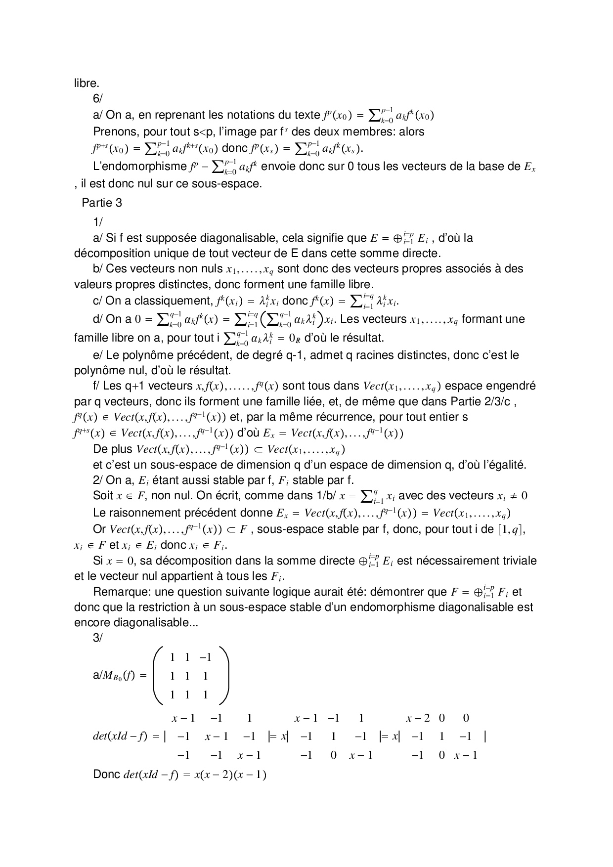 Banque PT 2015 Maths A Corrigé - AlloSchool