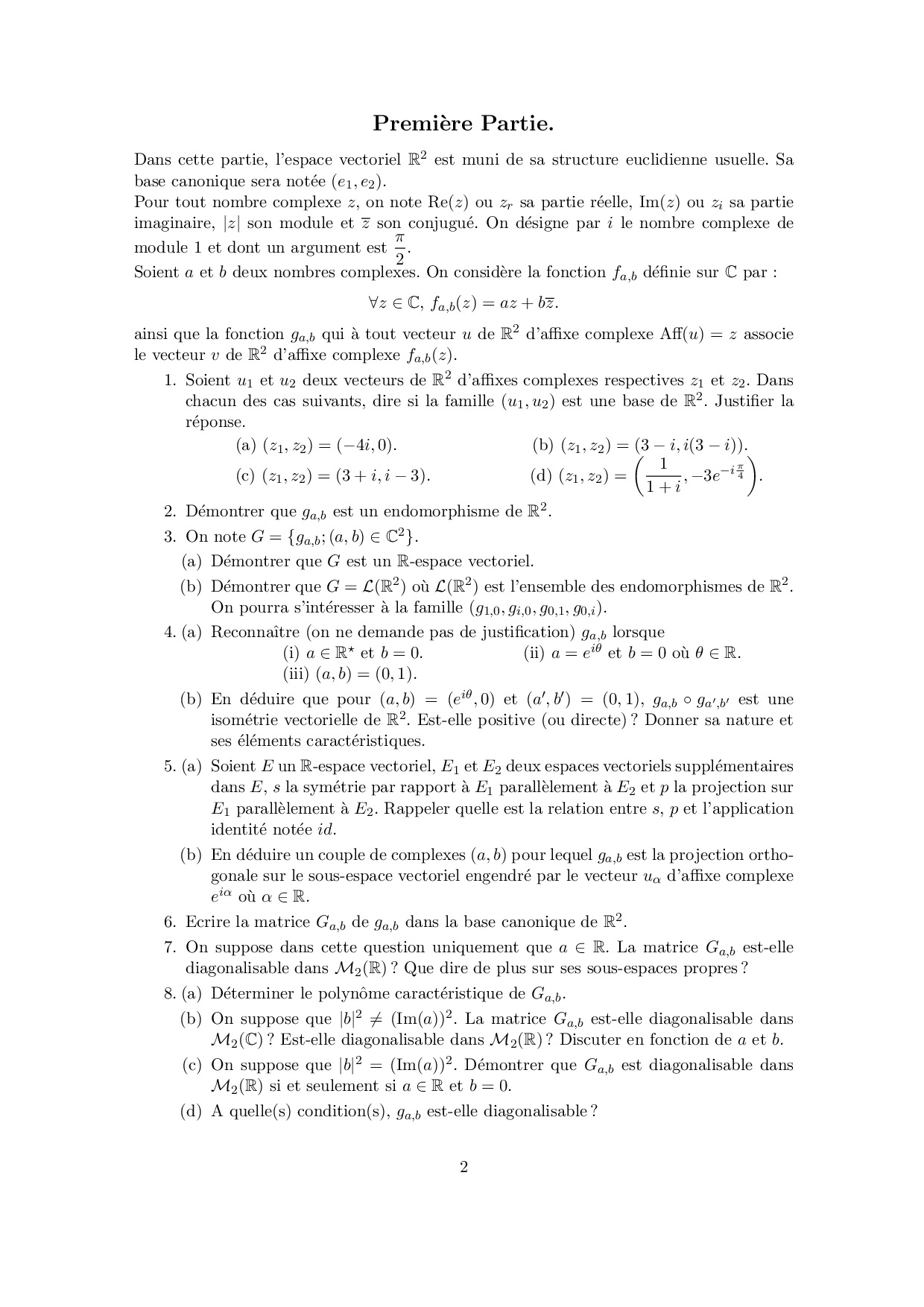 Banque PT 2018 Maths B - Sujet - AlloSchool