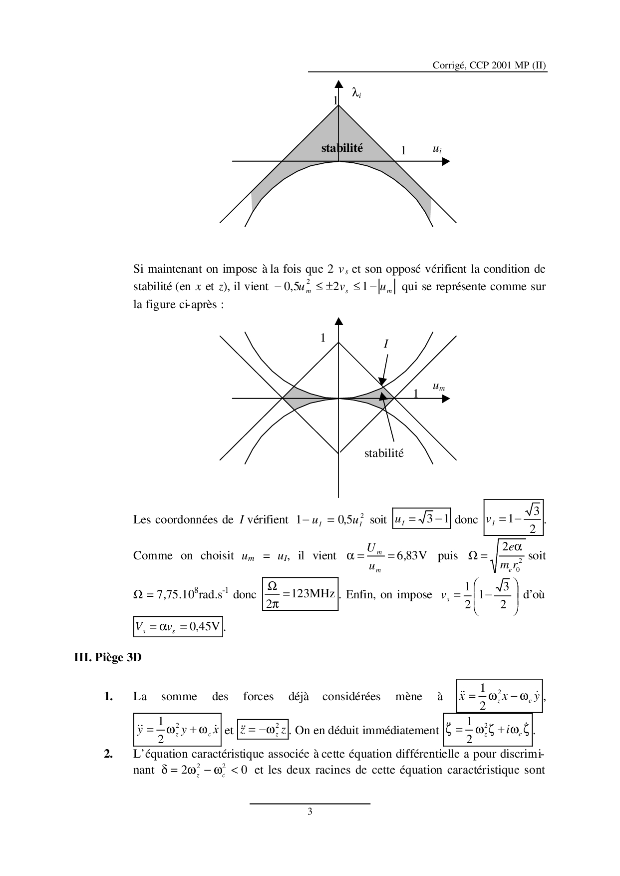 CCP Physique 2 MP 2001 Corrigé - AlloSchool