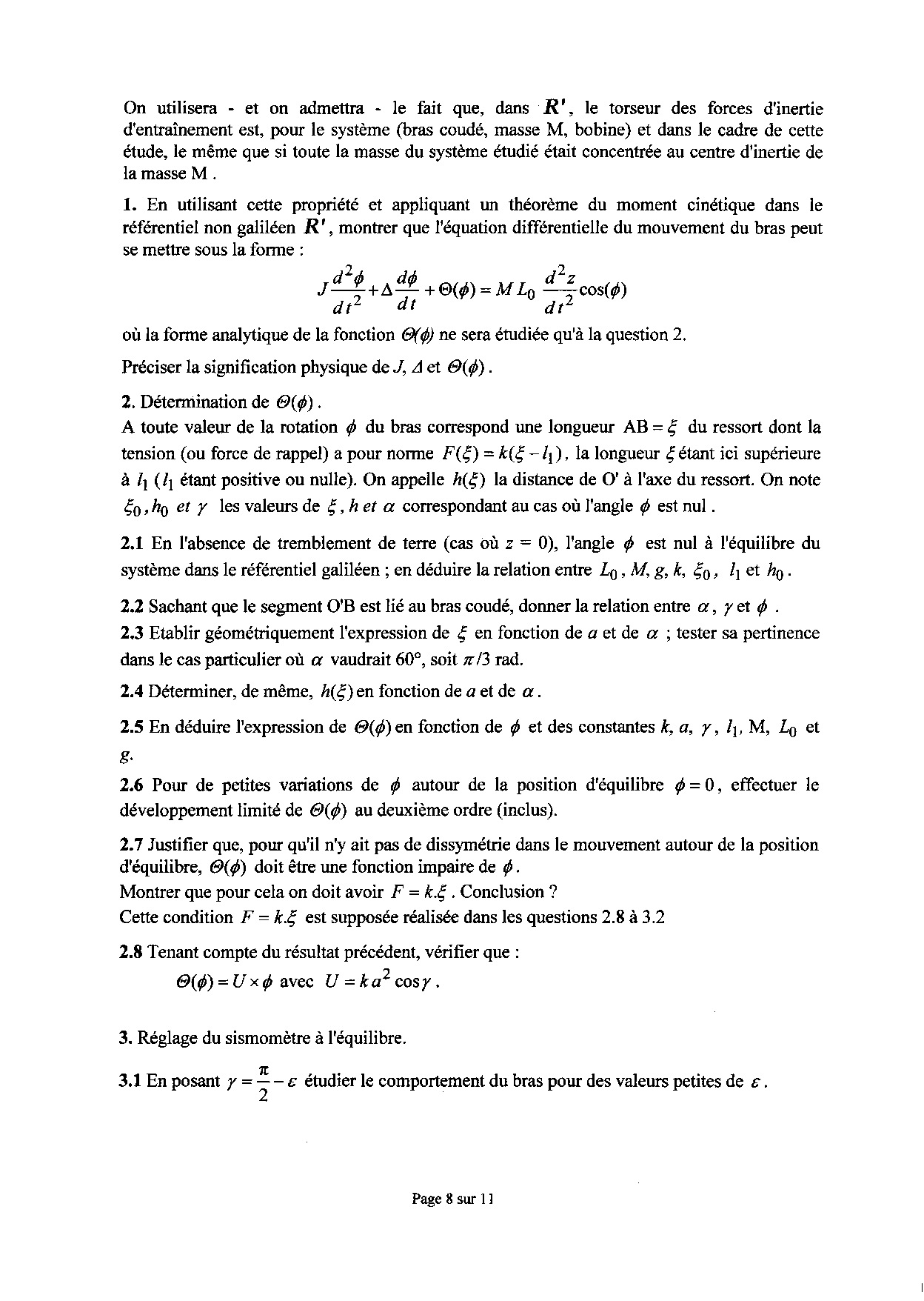 Banque PT 2005 Physique Chimie A Epreuve - AlloSchool