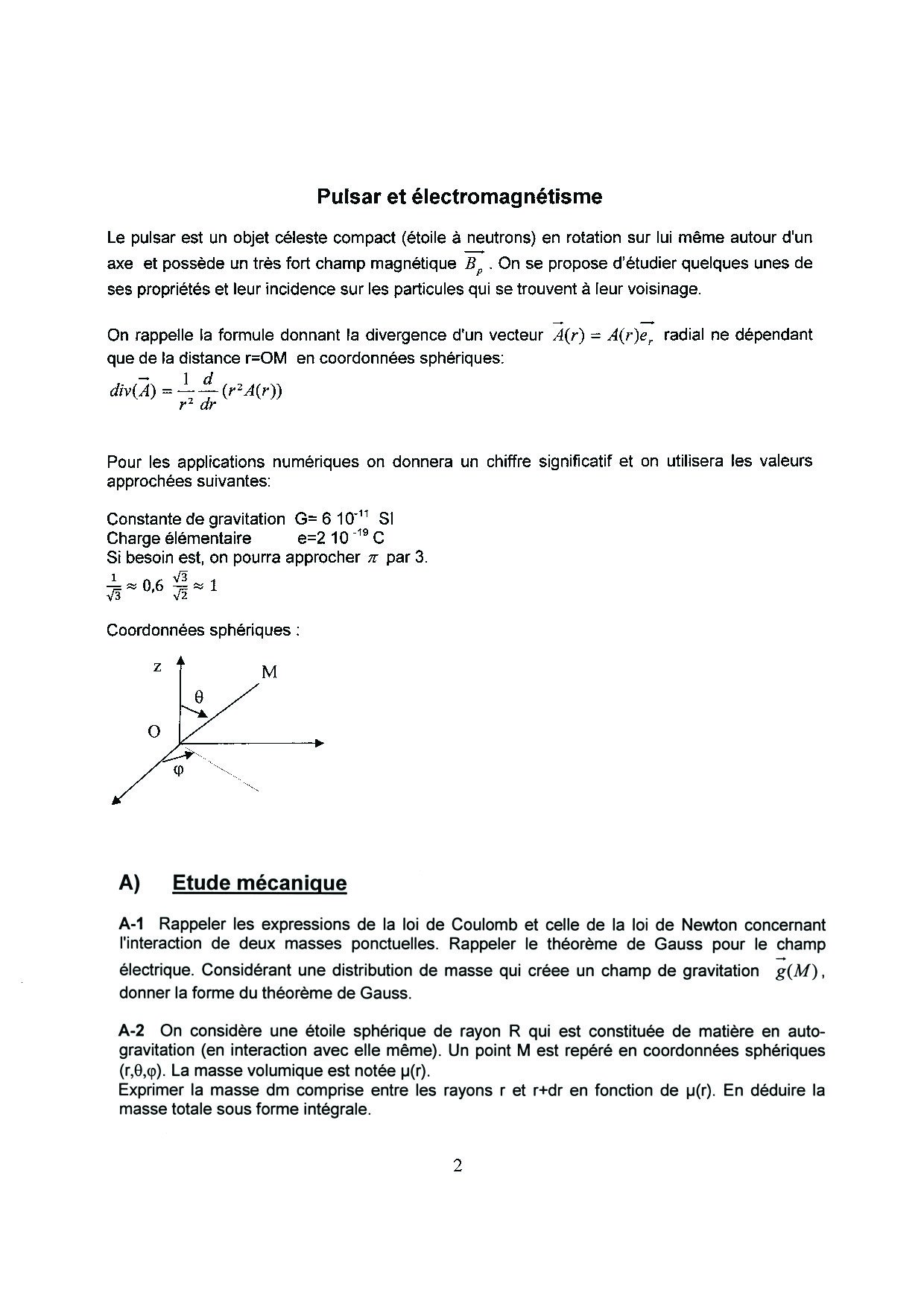 Banque PT 2011 Physique Chimie B Epreuve - AlloSchool