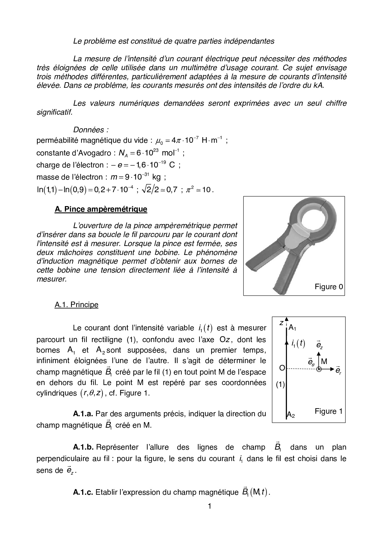 Banque PT 2014 Physique Chimie B Epreuve - AlloSchool