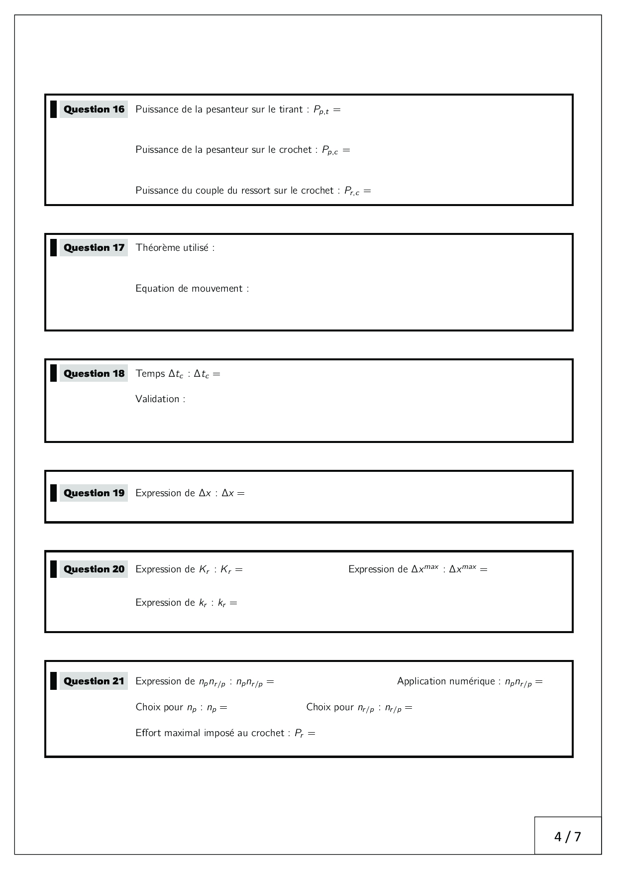 Banque PT 2020 SI B - Sujet - AlloSchool