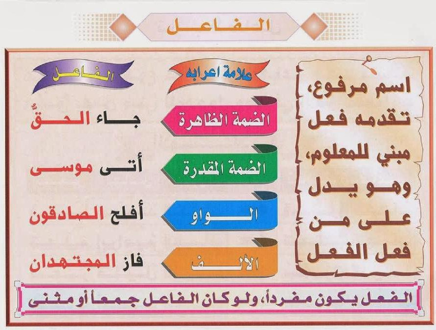 أنواع الكلمة - alloschool