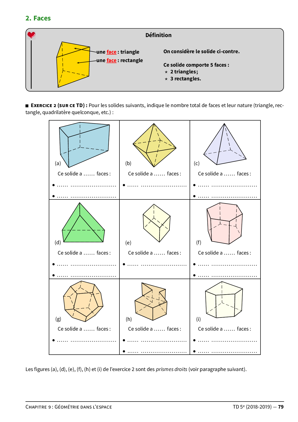 Géométrie Dans Lespace Résumé De Cours Et Travaux Dirigés Alloschool