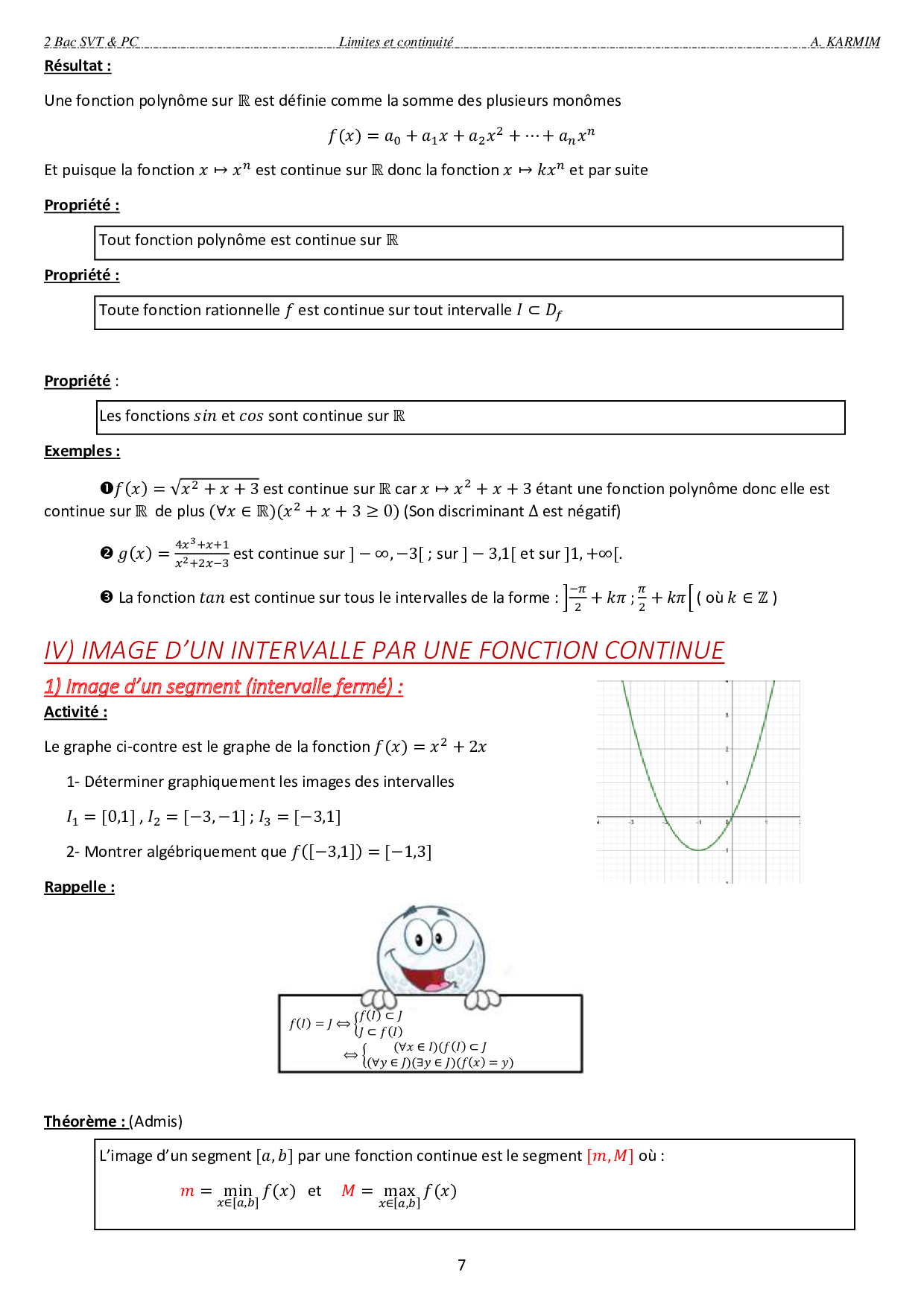 Limites Et Continuité - Cours 2 - AlloSchool