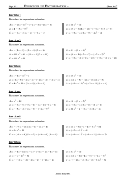 Développement - Série d'exercices 2 - AlloSchool