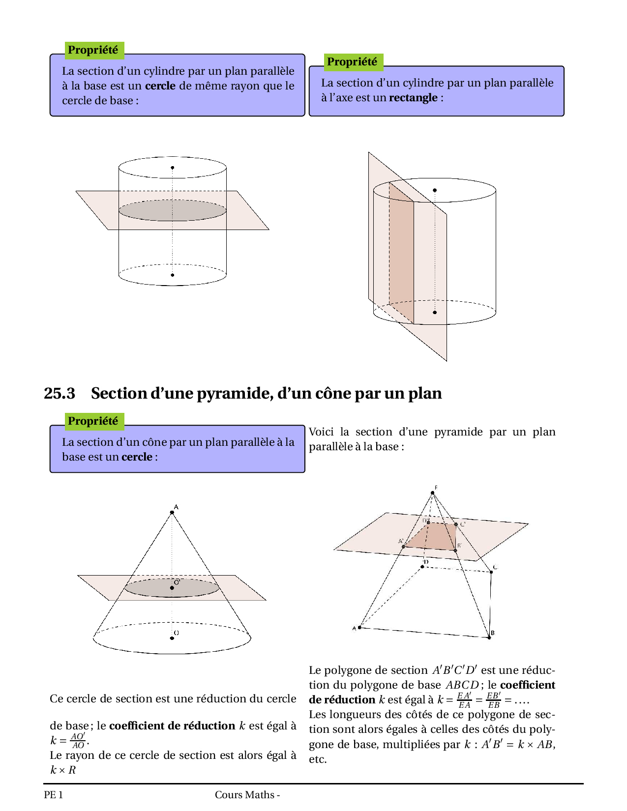 Géométrie Dans Lespace Cours 1 Fr Alloschool