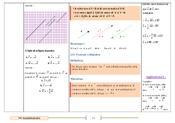 Vecteurs Et Translation - Cours Et Exercices 2 (MA) - AlloSchool