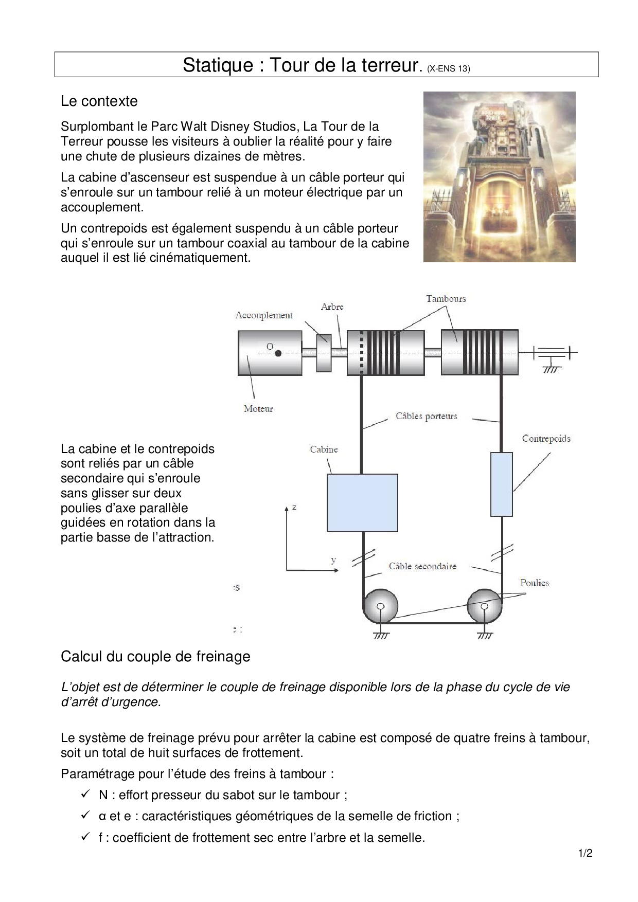 taille minimum tour de la terreur