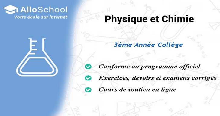 Collège : le programme de physique-chimie de 3e - L'Etudiant